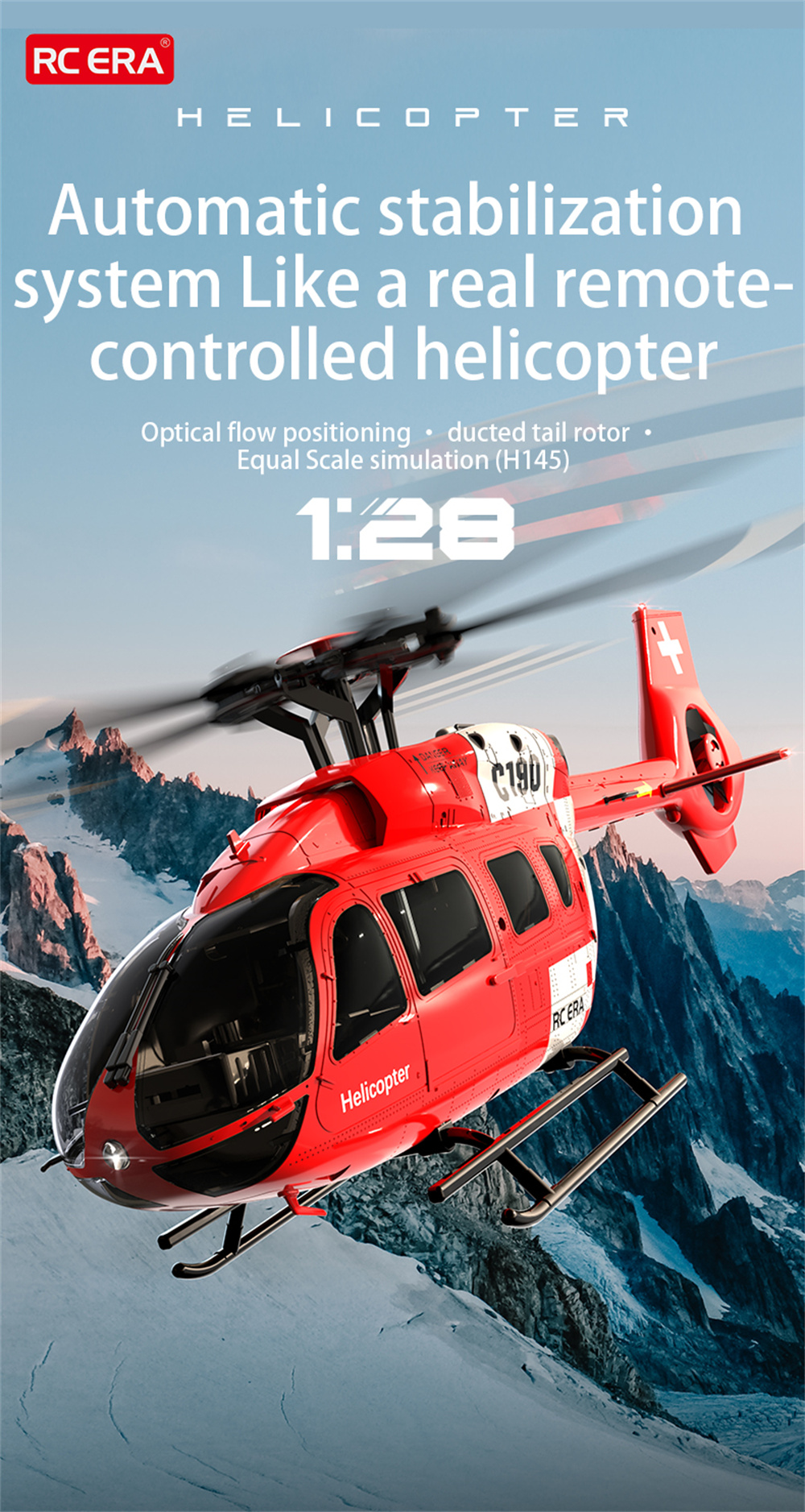 RC-ERA-C190-130-H145-Skala-24G-6CH-6-Achsen-Gyro-Optischer-Fluss-Lokalisierung-Houmlhenhalten-Flybar-2015013-1